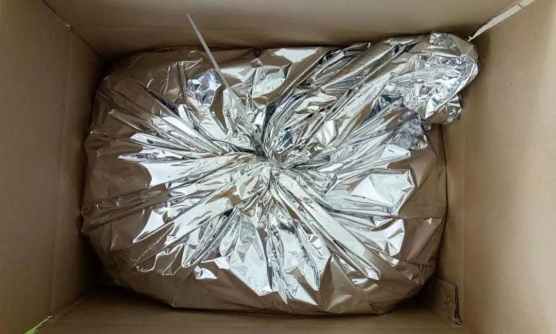 Large aluminum foil inner bag used for commercial matcha bulk packing