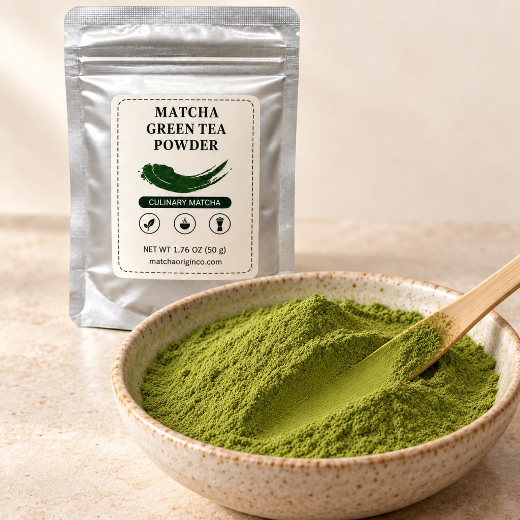 Finished Product for Culinary Matcha Powder for Baking & Food Manufacturing