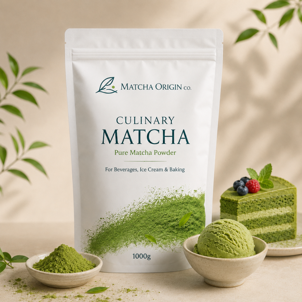 Finished Product for Baking Matcha Powder 500g for Bread, Cakes & Cookies