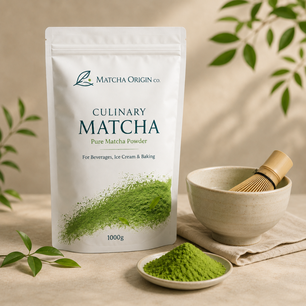 Processed / Baked Color for Baking Matcha Powder 500g for Bread, Cakes & Cookies