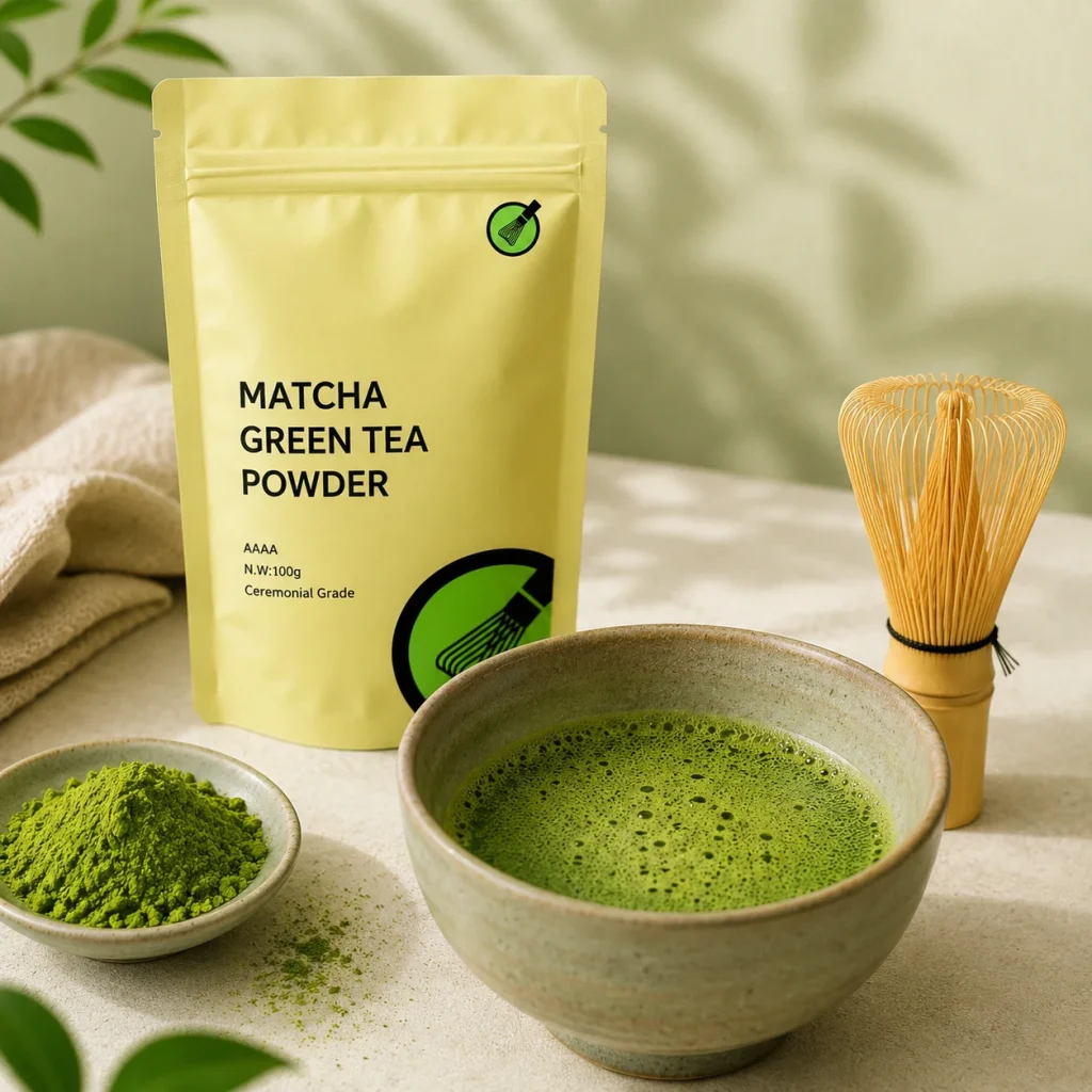 Private label support for Barista Matcha Powder for Lattes & Café Drinks