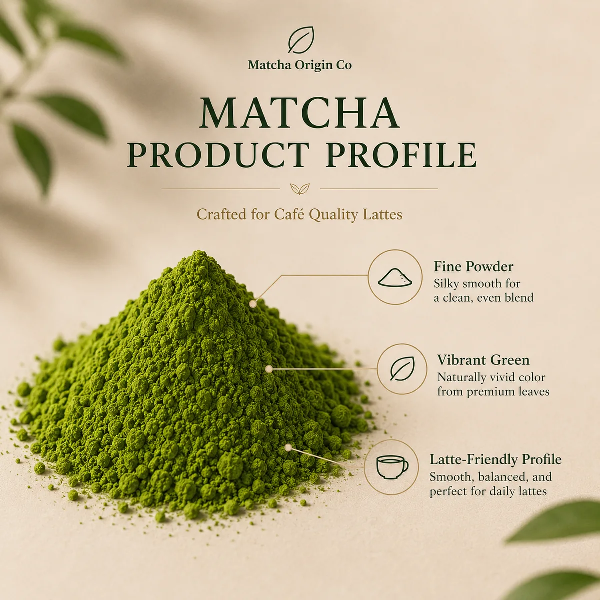 Café matcha profile