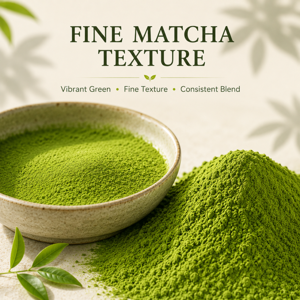 Color in Milk for Premium Matcha Powder for Latte & Dessert Applications