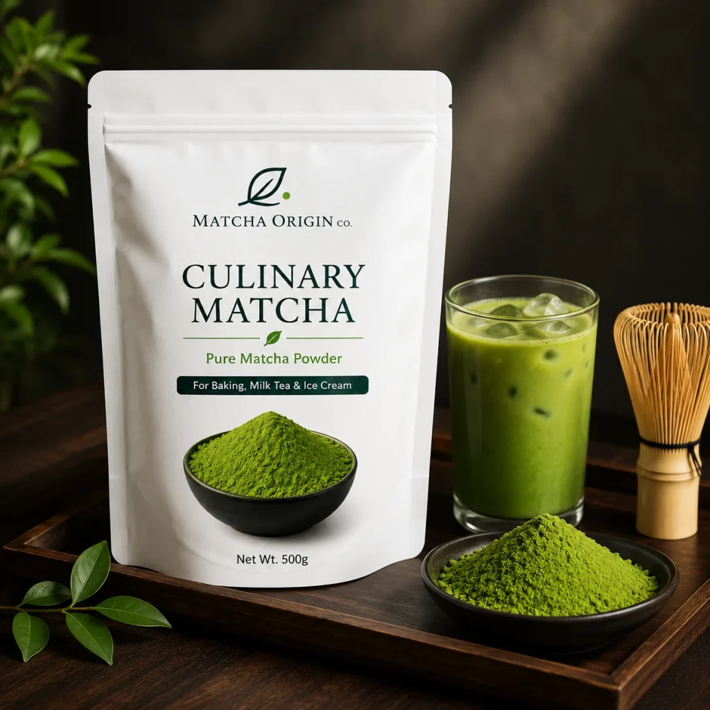 Processed / Baked Color for Foodservice Culinary Matcha Powder for Baking, Milk Tea & Ice Cream
