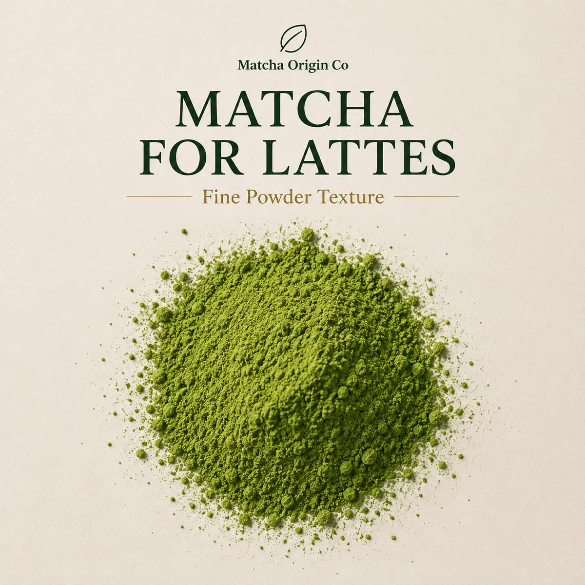 Matcha powder for café drinks