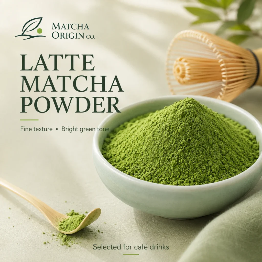 Finished Latte for Matcha Powder for Lattes & Café Drinks