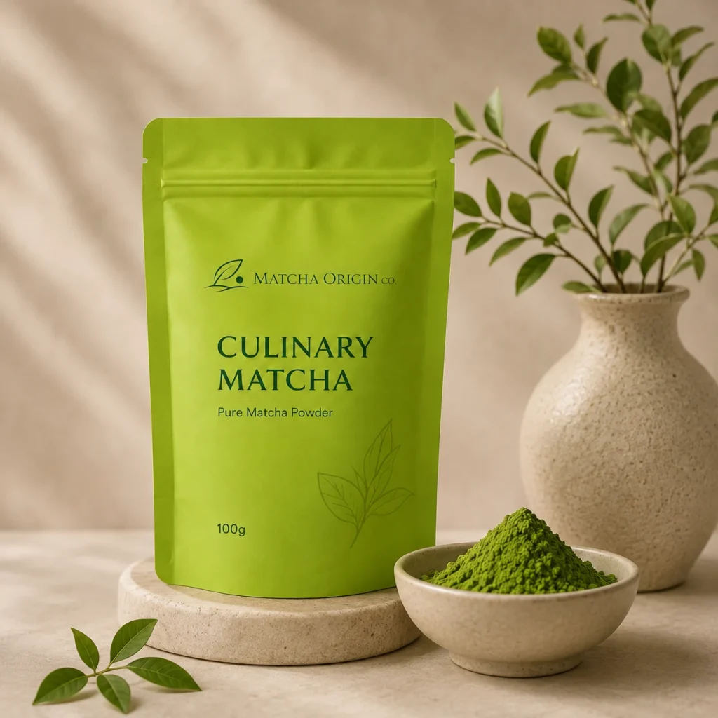 Private label support for Premium Culinary Matcha Powder for Baking, Desserts & Beverages
