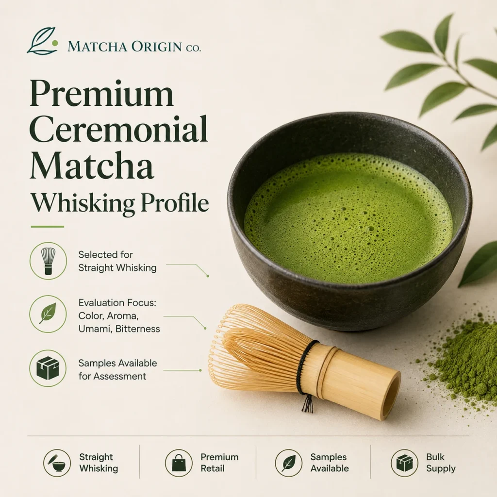 Foam & Texture for Premium Ceremonial Matcha Powder