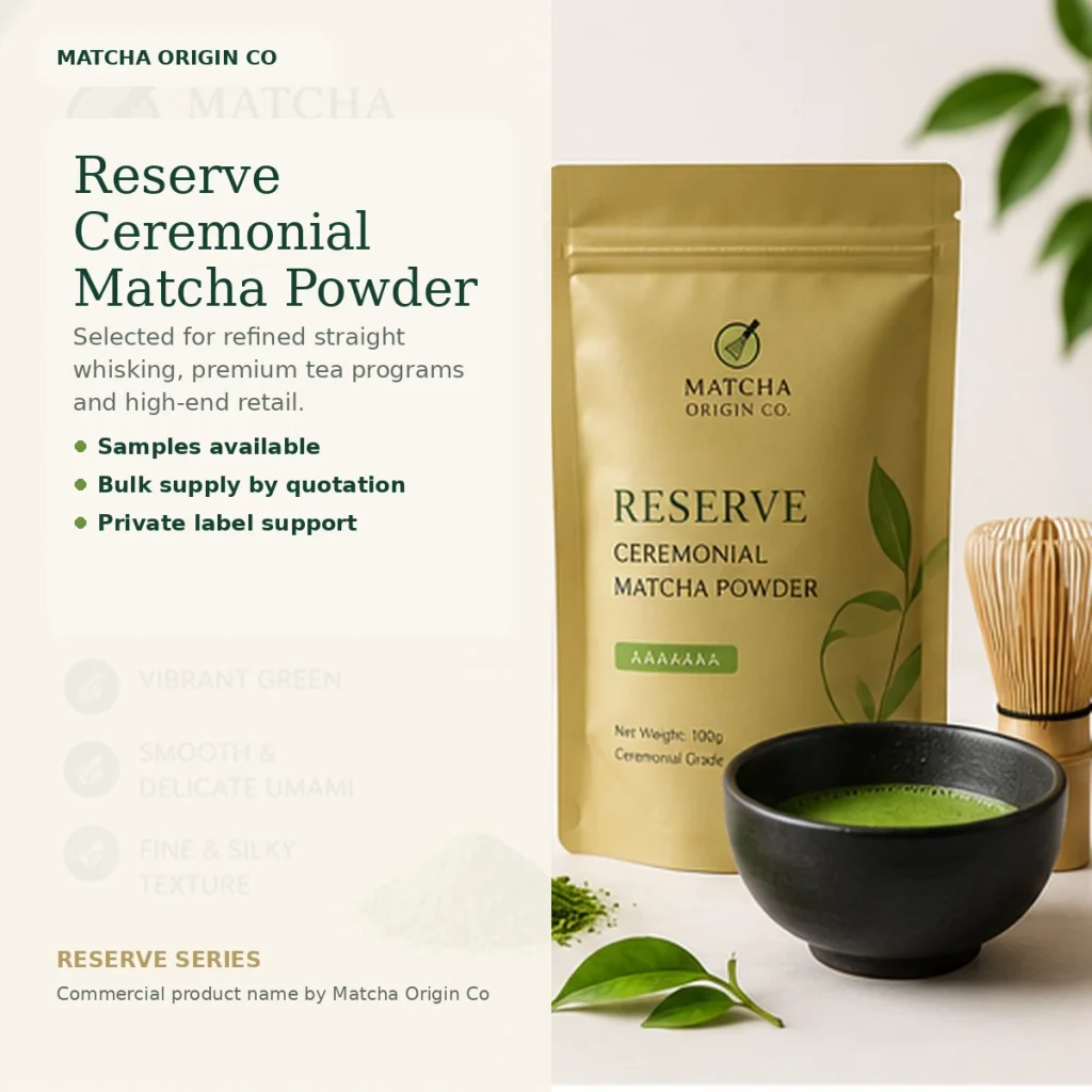 Reserve Ceremonial Matcha Powder