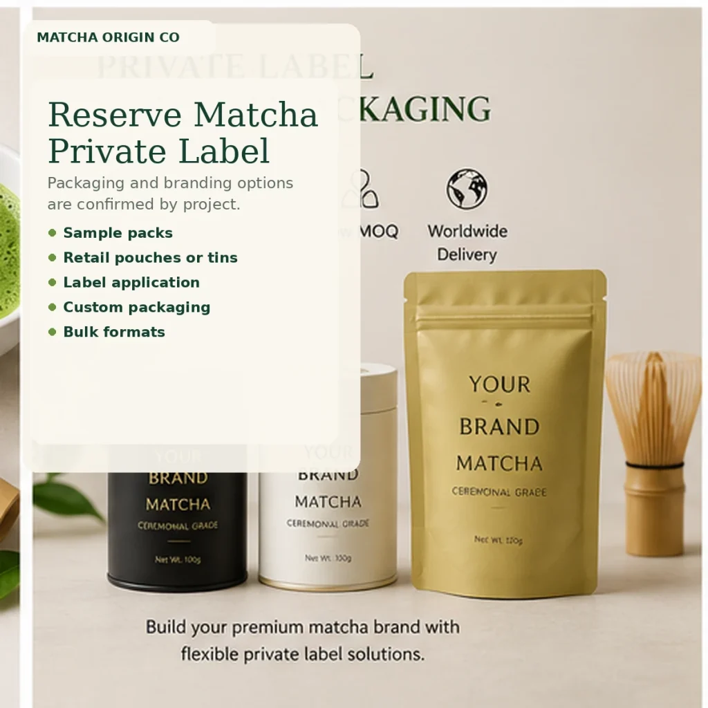 Foam & Texture for Reserve Ceremonial Matcha Powder