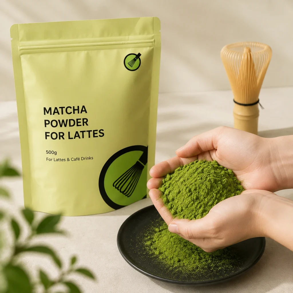 Private label support for Premium Beverage Matcha Powder
