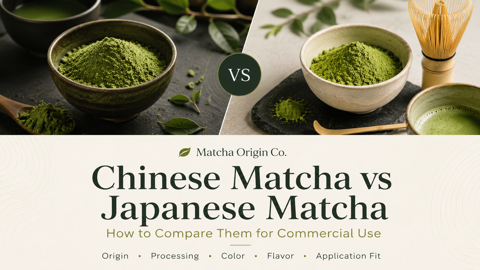 Chinese Matcha vs Japanese Matcha for Commercial Applications