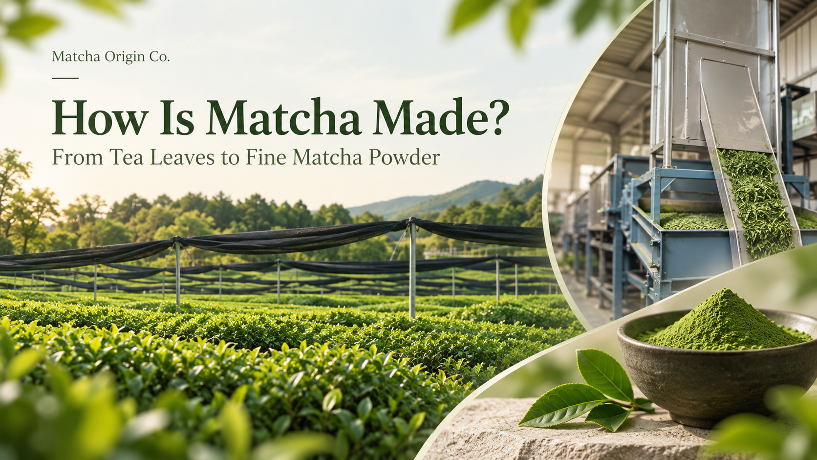 How Is Matcha Made? From Tea Leaves to Fine Matcha Powder